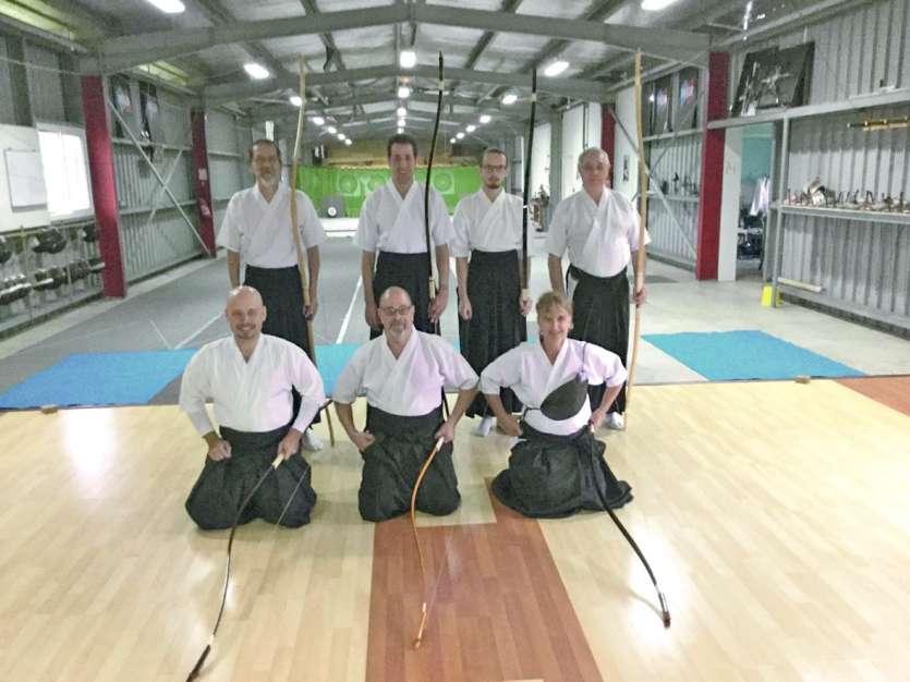 Le tir à l’arc traditionnel japonais, le kyudo, en compétition